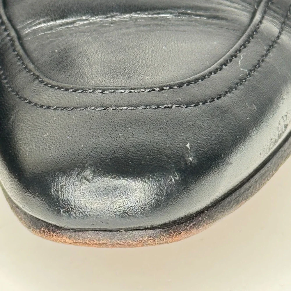 Ted Baker Dress Loafers Mens US10 UK9 Black Leather FOTIU Slip On Shoes Business